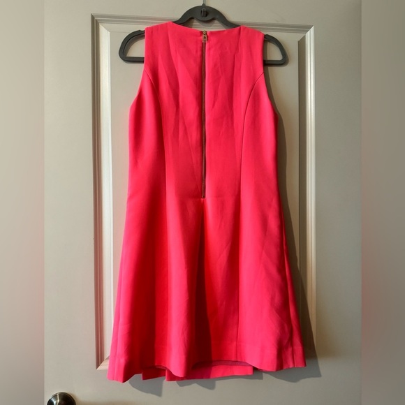NEW Sail to Sable Pleated Mini Dress Neon Pink Size 4 Tank NWOT - Picture 2 of 4